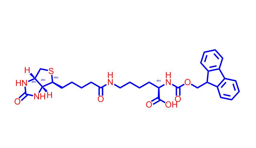 N2-(((9H-芴-9-基)甲氧基)羰基)-N6-(5-((3aS,4S,6aR)-2-氧代六氢-1H-噻吩并[3,4-d]咪唑-4-戊酰基)-D-赖氨酸110990-09-5