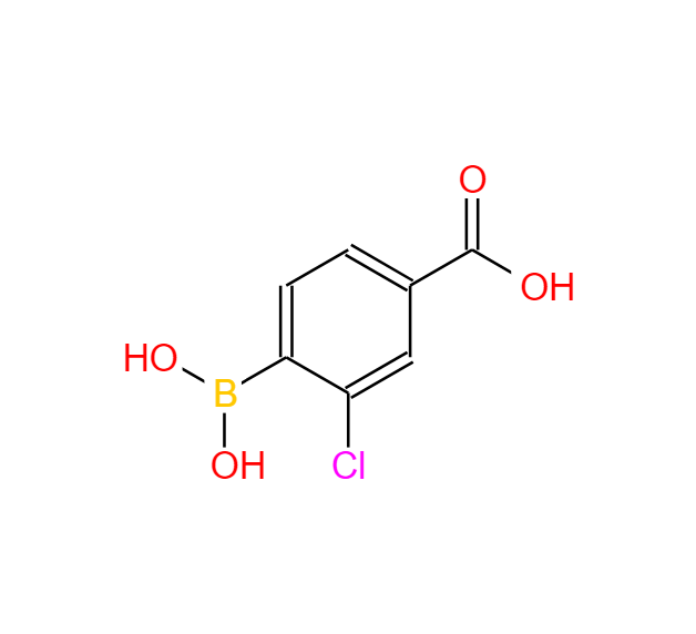 4-羧基-2-氯苯硼酸