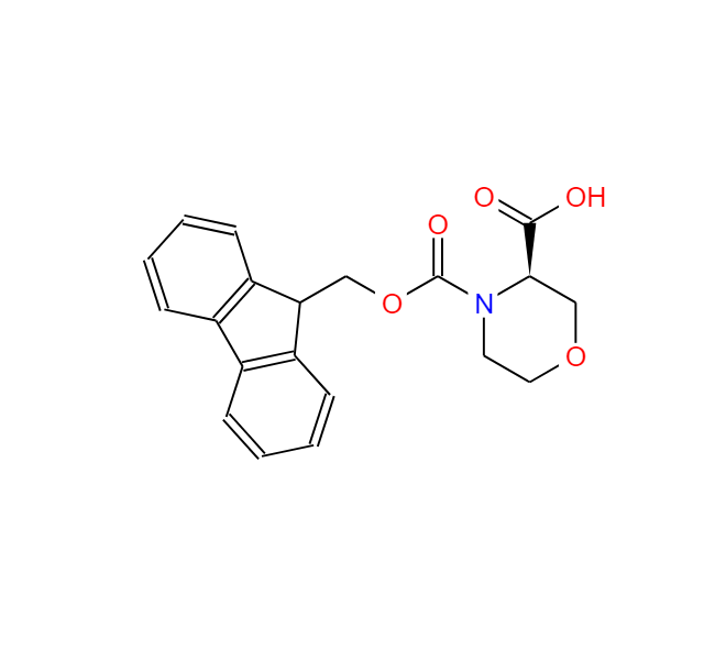 (3R)-3,4-吗啉二羧酸 4-(9H-芴-9-甲基)酯