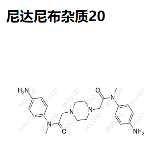 尼达尼布杂质20  2410284-89-6   	C22H30N6O2 