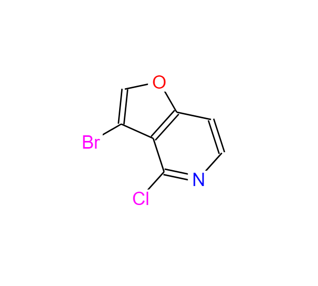 3-溴-4-氯呋喃并[3,2-C]吡啶