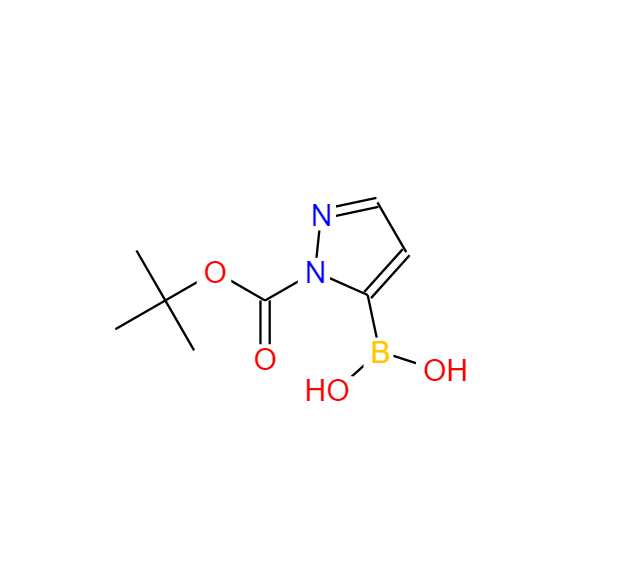 1-(叔丁氧基羰基)吡唑-5-硼酸