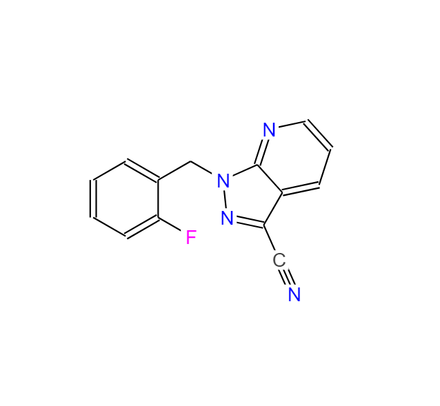 1-(2-氟苄基)-1H-吡唑并[3,4-B]吡啶-3-甲腈