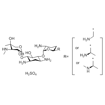 硫酸庆大霉素 Gentamicin sulfate 1405-41-0