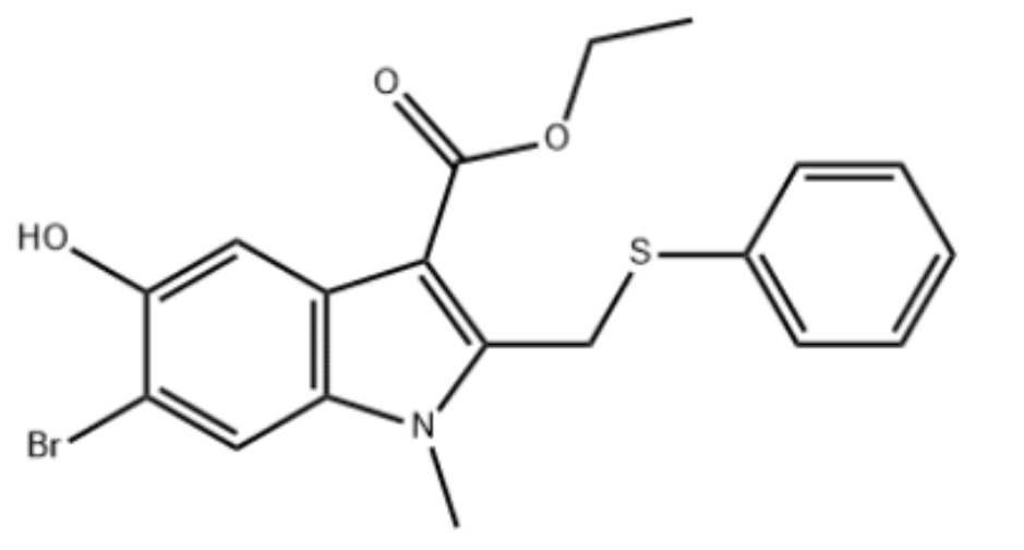 6-溴-5-羟基-1-甲基-2-(苯基硫甲基)吲哚-3-甲酸乙酯 131707-24-9