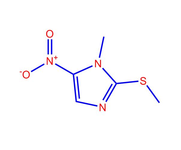 1-甲基-2-(甲硫基)-5-硝基-1H-咪唑1615-41-4