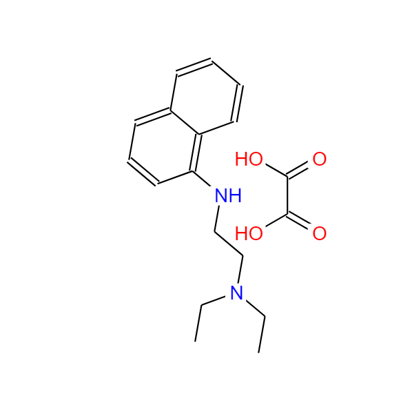 N-(2-二乙氨基乙基)-1-萘胺草酸盐