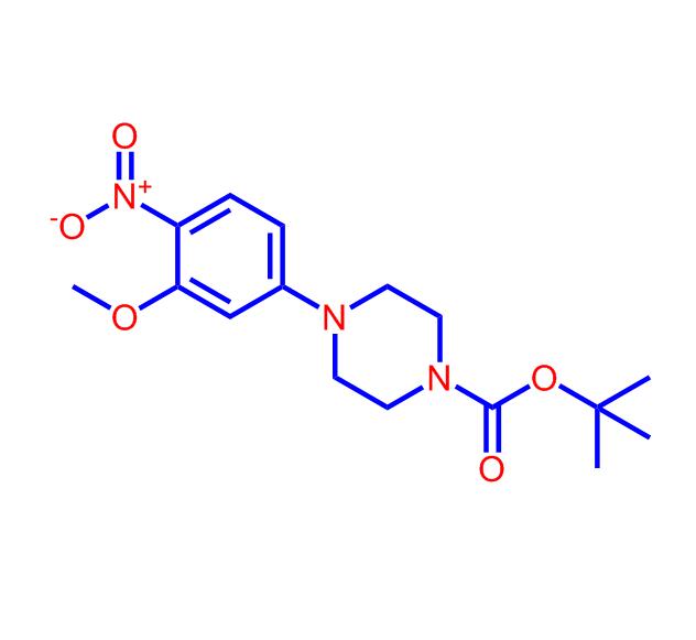 4-(3-甲氧基-4-硝基苯基)哌嗪-1-羧酸叔丁酯1017782-79-4