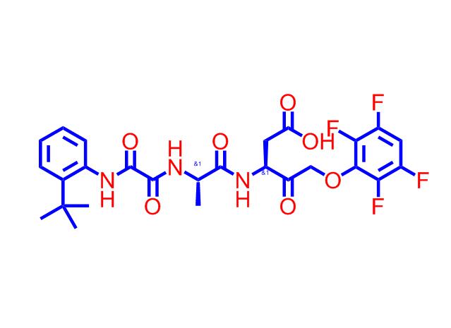 N-[2-(叔丁基)苯基]-2-氧代甘氨酰-N-[(1S)-1-(羧基甲基)-2-氧代-3-(2,3,5,6-四氟苯氧基)丙基]-L-丙氨酰胺254750-02-2