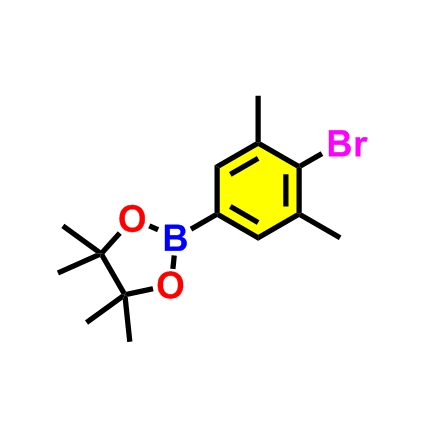 2-(4-溴-3,5-二甲基苯基)-4,4,5,5-四甲基-1,3,2-二氧硼杂环戊烷；1073338-97-2