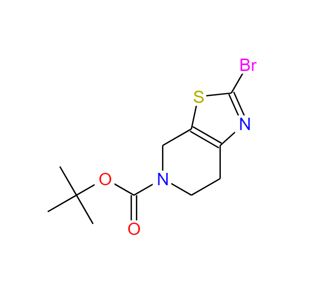 2-溴-6,7-二氢噻唑[5,4-C]吡啶-5(4H)-羧酸叔丁酯