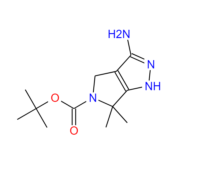 3-氨基-6,6-二甲基吡咯并[3,4-C]吡唑-5(1H,4H,6H)-甲酸叔丁酯