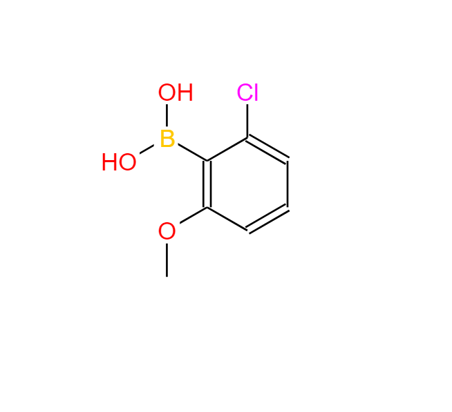 2-氯-6-甲氧基苯硼酸
