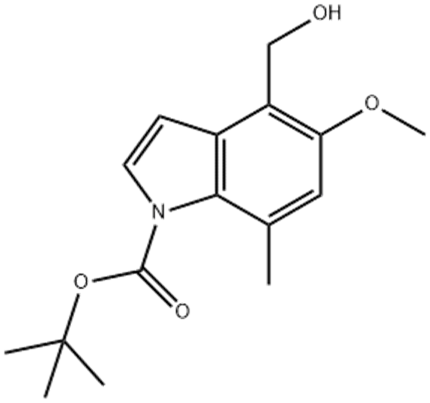 4-(羟甲基)-5-甲氧基-7-甲基-1H-吲哚-1-甲酸叔丁酯