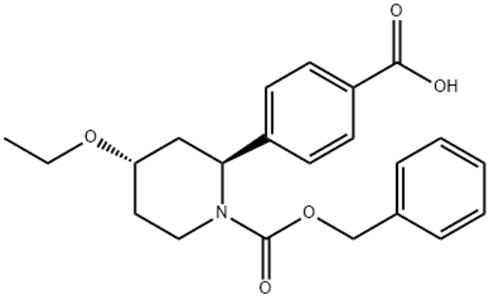 （2S，4S）-2-（4-羧基苯基）-4-乙氧基-1-苄基-1-哌啶甲酸酯