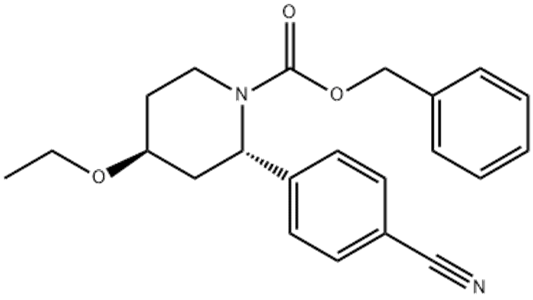 （2S，4S）-2-（4-氰基苯基）-4-乙氧基-1-哌啶甲酸苄酯