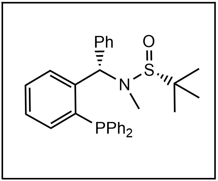 S(R)]-N-[(S)-[2-(二苯基膦)苯基]苯基甲基]-N-甲基-2-叔丁基亚磺酰胺 2565792-25-6