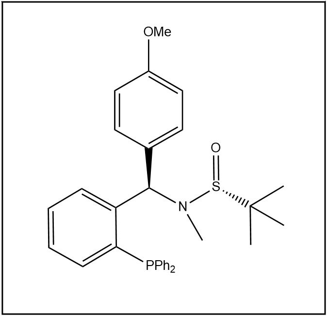 S(R)]-N-[(R)-[2-(二苯基膦)苯基](4-甲氧基苯基)甲基]-N-甲基-2-叔丁基亚磺酰胺