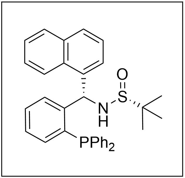 S(R)]-N-[(S)-[2-(二苯基膦)苯基]-1-萘基甲基]-2-叔丁基亚磺酰胺 1595319-95-1