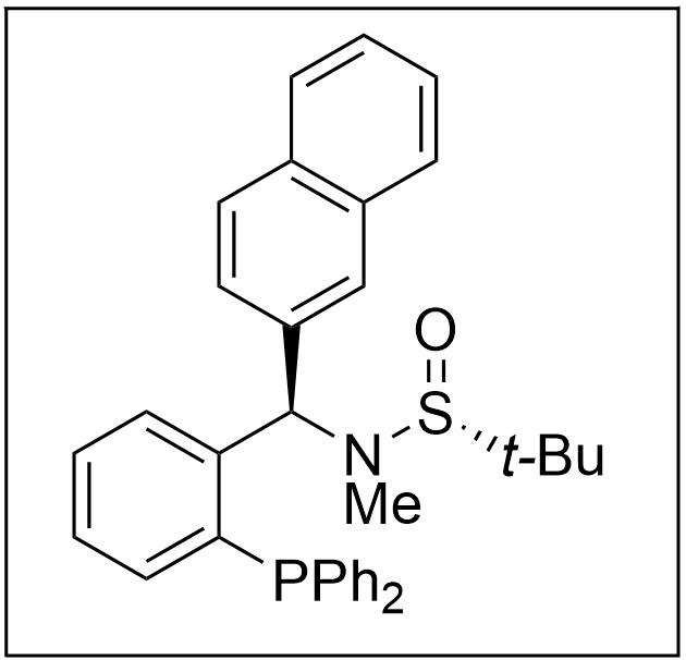 S(R)]-N-[(R)-[2-(二苯基膦)苯基](2-萘基)甲基]-N-甲基-2-叔丁基亚磺酰胺