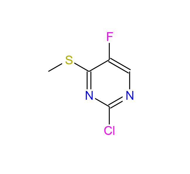 2-氯-4-甲硫基-5-氟嘧啶