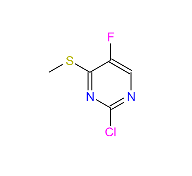 2-氯-4-甲硫基-5-氟嘧啶 87789-51-3