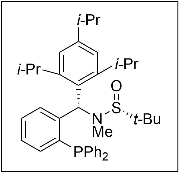 S(R)]-N-[(S)-[2-(二苯基膦)苯基](2,4,6-三异丙基苯基)甲基]-N-甲基-2-叔丁基亚磺酰胺