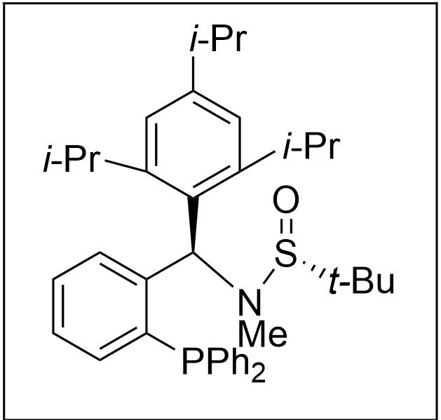 S(R)]-N-[(R)-[2-(二苯基膦)苯基](2,4,6-三异丙基苯基)甲基]-N-甲基-2-叔丁基亚磺酰胺