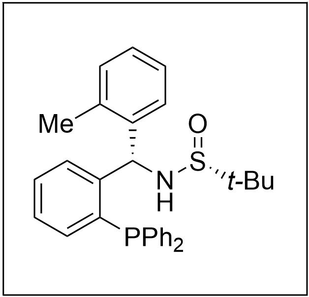 S(R)]-N-[(S)-(2-甲基苯基)[2-(二苯基膦)苯基]甲基]-2-叔丁基亚磺酰胺