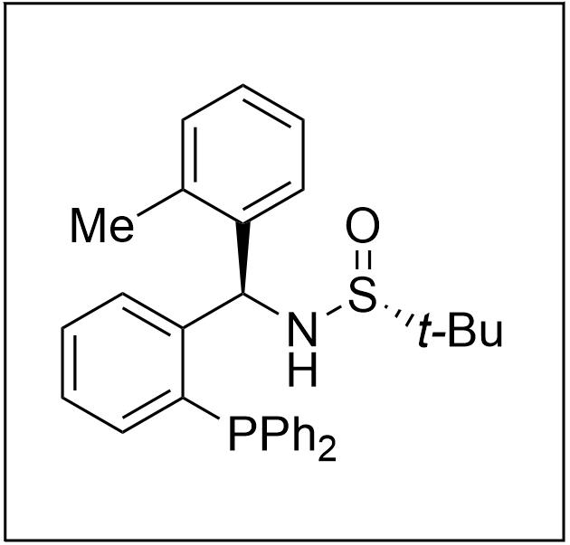 S(R)]-N-[(R)-(2-甲基苯基)[2-(二苯基膦)苯基]甲基]-2-叔丁基亚磺酰胺