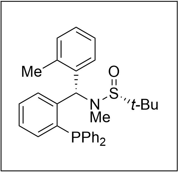 S(R)]-N-[(S)-(2-甲基苯基)[2-(二苯基膦)苯基]甲基]-N-甲基-2-叔丁基亚磺酰胺