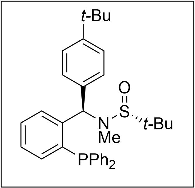 S(R)]-N-[(R)-(4-叔丁基苯基)[2-(二苯基膦)苯基]甲基]-N-甲基-2-叔丁基亚磺酰胺