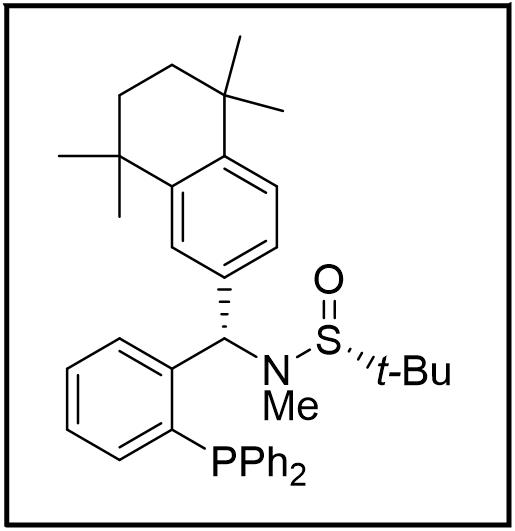 S(R)]-N-[(S)-[2-(二苯基膦)苯基](5,6,7,8-四氢-5,5,8,8-四甲基-2-萘基)甲基]-N-甲基-2-叔丁基亚磺酰胺