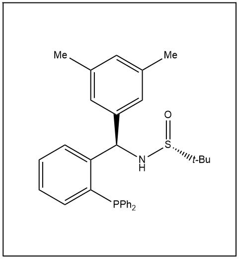 S(R)]-N-[(R)-(3,5-二甲基苯基)[2-(二苯基膦)苯基]甲基]-2-叔丁基亚磺酰胺