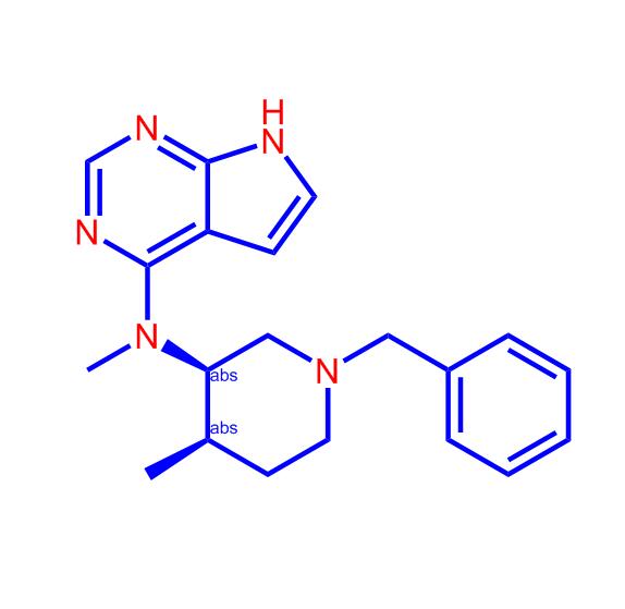 N-甲基-N-((3R,4R)-4-甲基-1-苄基-3-哌啶基)-7H-吡咯并[2,3-D]嘧啶-4-胺477600-73-0