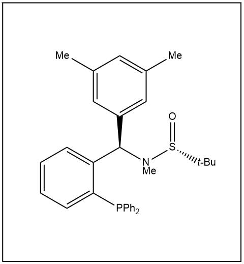 S(R)]-N-[(R)-(3,5-二甲基苯基)[2-(二苯基膦)苯基]甲基]-N-甲基-2-叔丁基亚磺酰胺