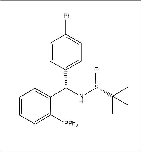 S(R)]-N-[(S)-1-[2-(二苯基膦)苯基]-(1,1'-联苯)甲基]-2-叔丁基亚磺酰胺