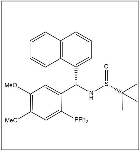 S(R)]-N-[(S)-[2-(二苯基膦)-4,5-二甲氧基苯基]-1-萘基甲基]-2-叔丁基亚磺酰胺