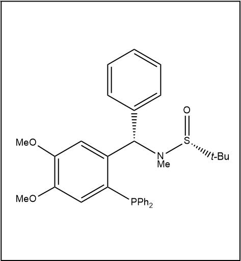 S(R)]-N-[(S)-[2-(二苯基膦)-4,5-二甲氧基苯基](4-苯基)甲基]-N-甲基-2-叔丁基亚磺酰胺