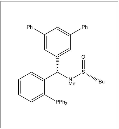 S(R)]-N-[(S)-(3,5-二苯基苯基)[2-(二苯基膦)苯基]甲基]-N-甲基-2-叔丁基亚磺酰胺