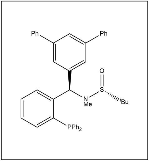 S(R)]-N-[(R)-(3,5-二苯基苯基)[2-(二苯基膦)苯基]甲基]-N-甲基-2-叔丁基亚磺酰胺