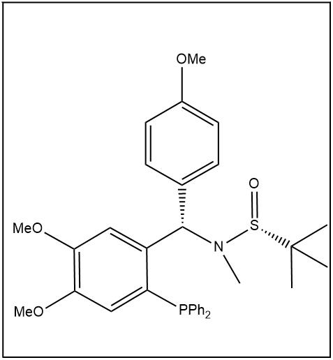 S(R)]-N-[(S)-[2-(二苯基膦)-4,5-二甲氧基苯基](4-甲氧基苯基)甲基]-N-甲基-2-叔丁基亚磺酰胺