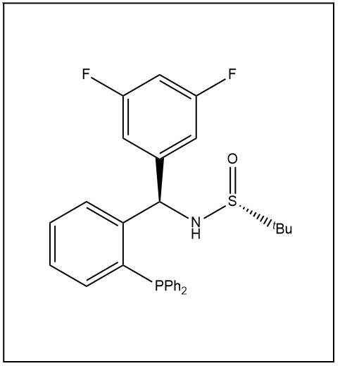 S(R)]-N-[(R)-(3,5-二氟苯基)[2-(二苯基膦)苯基]甲基]-2-叔丁基亚磺酰胺