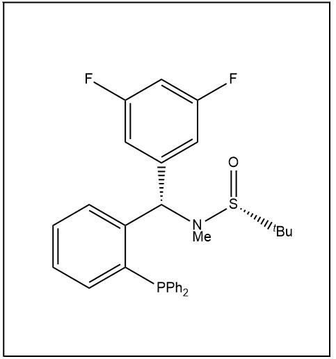 S(R)]-N-[(S)-(3,5-二氟苯基)[2-(二苯基膦)苯基]甲基]-N-甲基-2-叔丁基亚磺酰胺