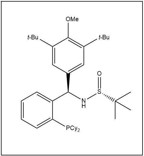S(R)]-N-[(R)-[3,5-二叔丁基-4-甲氧基苯基][2-(二环己基膦)苯基]甲基]-2-叔丁基亚磺酰胺