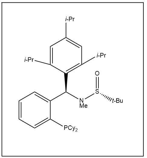 S(R)]-N-[(R)-[2-(二环己基膦)苯基](2,4,6-三异丙基苯基)甲基]-N-甲基-2-叔丁基亚磺酰胺