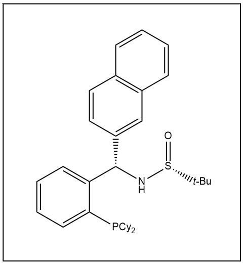 S(R)]-N-[(S)-[2-(二环己基膦)苯基](2-萘基)甲基]-2-叔丁基亚磺酰胺