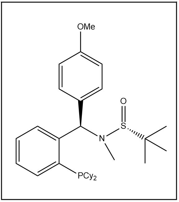 S(R)]-N-[(R)-[2-(二环己基膦)苯基](4-甲氧基苯基)甲基]-N-甲基-2-叔丁基亚磺酰胺