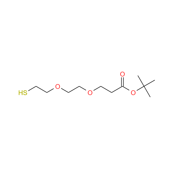 巯基-二聚乙二醇-丙酸叔丁酯