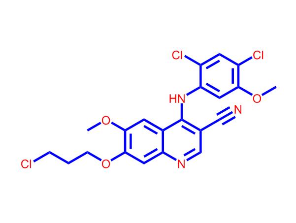 7-(3-氯丙氧基)-4-[(2,4-二氯-5-甲氧基苯基)氨基]-6-甲氧基-3-氰基喹啉380844-49-5